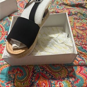 Black Espadrille Sandals
